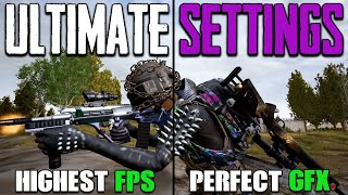 ULTIMATE PUBG SETTINGS GUIDE 2025  HIGHEST FPS BEST GRAPHICS  FULL COMPARISON  PUBG FREE TO PLAY [upl. by Niveg]