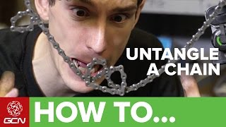 How To Untangle A Bike Chain [upl. by O'Grady]