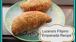 Lucenas Filipino Empanada Recipe  aSimplySimpleLife Filipino Recipe [upl. by Hsivat]