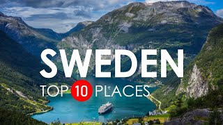 Top 10 Beautiful Places to Visit in Sweden  Sweden Travel Video [upl. by Eelorac]