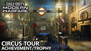 Call of Duty Modern Warfare  Circus Tour AchievementTrophy Guide  Get a Kill in 4 Places [upl. by Heddy597]