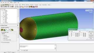 ICEM CFD Tutorial  Meshing of hemisphere  cylinder [upl. by Alisun]