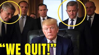 Trump Top Staff QUIT IMMEDIATELY After CABINET MEETING [upl. by Ahseina]