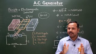 18 AC Generator  EMI Class 12th physics  Physics Handwritten Notes cbse [upl. by Ancier810]