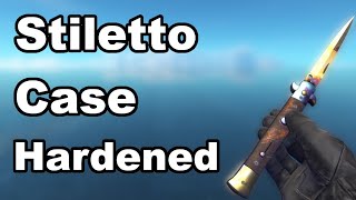 Stiletto Case Hardened  CSGO Skin Showcase [upl. by Dutch]