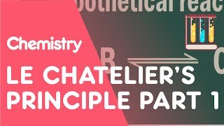 Le Chateliers Principle Part 1  Reactions  Chemistry  FuseSchool [upl. by Bar446]