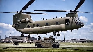 Air Assault Helicopter Training • U S Army [upl. by Esirrehc]