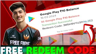 Free Fire Redeem Code Today 🔥 Free Redeem Code 💎😱 2000₹ Free Redeem Code 😎 freefire redeemcode [upl. by Latia]