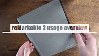 Remarkable 2 Usage Overview amp Features Demonstration [upl. by Toback200]