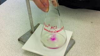 Titration using phenolphthalein [upl. by Threlkeld]