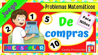 DE COMPRAS Aprendeencasa Matemáticas para Niños [upl. by Eirol103]