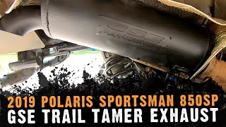 2019 Polaris Sportsman 850 SP GSE Trail Tamer exhaust [upl. by Ede621]