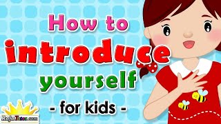 Belajar Bahasa Inggris Cara Memperkenalkan Diri How to introduce yourself for kids [upl. by Ophelia]