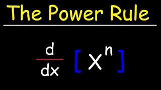 The Power Rule For Derivatives [upl. by Dupuy]