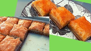 HAZIR YUFKAYLA BAKLAVA TARİFİ  KISITLI ZAMANI OLANA EN KOLAY BAKLAVA  Baklava Recipe [upl. by Yoj]