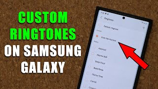 How to Set ANY Song as Custom Ringtone on your Samsung Galaxy Smartphone [upl. by Trammel]