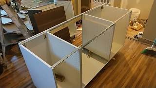 EASY  How to Install an Ikea Kitchen Island [upl. by Alilak414]