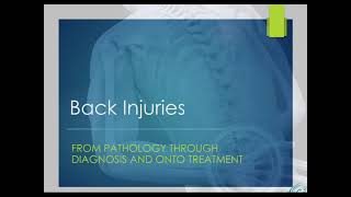 Topics for the Workers Comp Adjuster Back Injuries [upl. by Benny]