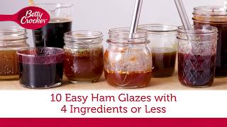 10 Ridiculously Easy Ham Glaze Recipes  Betty Crocker Recipes [upl. by Atiseret556]