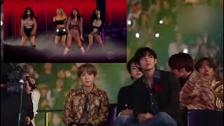 Bts reaction Blackpink Pretty Savage 2021 [upl. by Kinch]