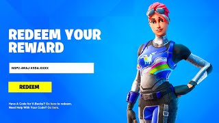 REDEEM THE FREE SKIN CODES in Fortnite New Free Reward Code Chapter 3 [upl. by Sirroned]