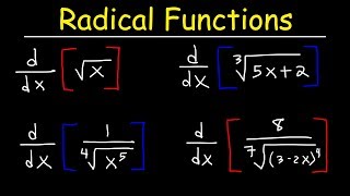 Derivatives of Radical Functions [upl. by Ellimac]