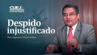 Despido injustificado  Mtro Magdaleno Villanueva Flores [upl. by Onaivatco307]