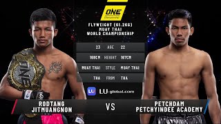 Rodtang vs Petchdam  Full Fight Replay [upl. by Iretak]