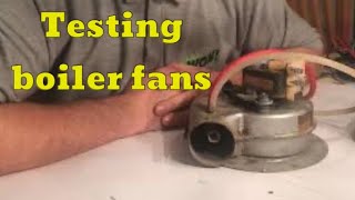 Testing boiler fans [upl. by Lucille]