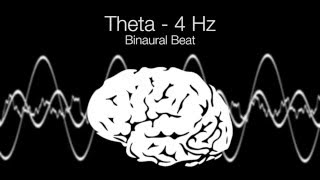 Supercharge Theta Binaural Beat  4Hz 1h Pure [upl. by Suirtemed]