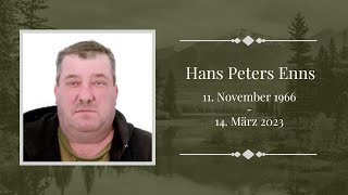 Begräbnisfeier von Hans Peters Enns [upl. by Blumenthal221]