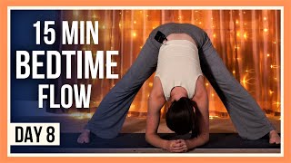 15 min Yoga for Flexibility – Day 8 EVENING YOGA FULL BODY [upl. by Lleuqar]