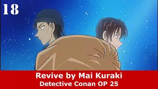 Top Detective Conan Openings [upl. by Omlesna]