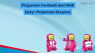 Pinjaman Peribadi RHB Bank [upl. by Wilt]