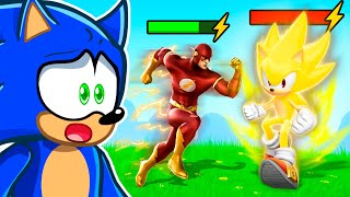 Reacting To FLASH vs SONIC POWER LEVEL COMPARISON [upl. by Anahsor789]