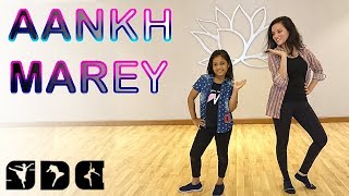 Easy Dance steps for aankh Marey song  Shipras Dance Class [upl. by Armillia]