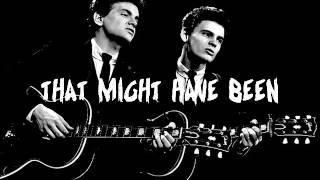 The Everly Brothers  Bye Bye Love lyrics on the screen [upl. by Koffler834]