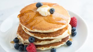 Easy Fluffy Pancakes Recipe [upl. by Ninehc385]