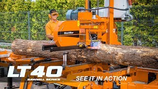 LT40 Sawmill in Action  WoodMizer Europe [upl. by Eidna939]