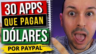 30 Apps Que Te Pagan Automaticamente Sin Hacer Nada 🚀 Ganar Dinero En Paypal [upl. by Naiditch129]