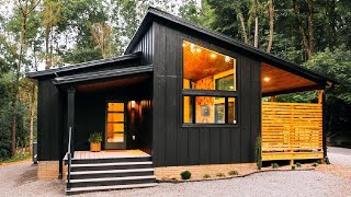 The Coziest Nest Tiny House in Hocking Hills OH [upl. by Anoynek386]