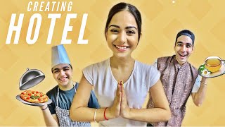 CREATING HOTEL IN OUR HOME FOR PARENTS  Rimorav Vlogs [upl. by Ahsitan]