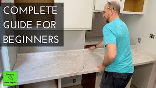 How To Install Laminate Countertops  Step By Step [upl. by Ever736]