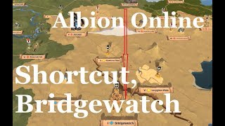 Albion Online  Caerleon to Bridgewatch fast almost safely [upl. by Neddie]