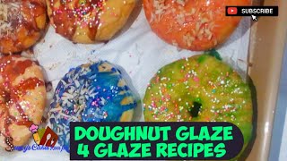 Doughnut Glaze  4 simple donut glazes [upl. by Zena605]