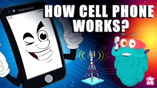 How CELL PHONE Works  What Is A MOBILE Phone  SMART PHONE  The Dr Binocs Show  Peekaboo Kidz [upl. by Zachariah]