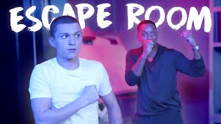 I took Tom Holland to an ESCAPE ROOM [upl. by Allicserp]