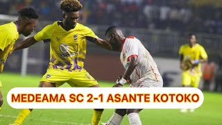 HIGHLIGHTS MEDEAMA SC VS ASANTE KOTOKO 21  CLUB FRIENDLY [upl. by Tavis331]