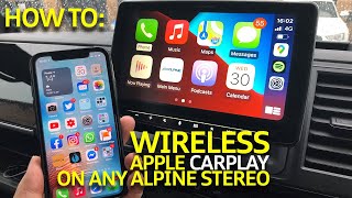 How To Get Wireless Apple CarPlay On An Alpine Stereo [upl. by Novikoff895]