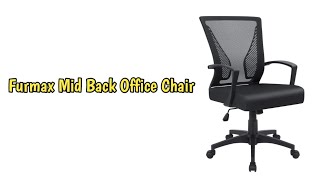 quotFurmaxquot Mid Back Office Chair With Armrest Unboxing and Assembly [upl. by Calida802]